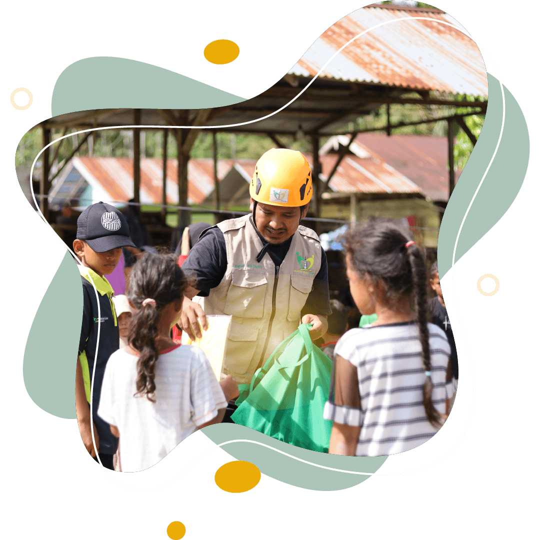 Kegiatan berbagi Mentari Ilmu Charity